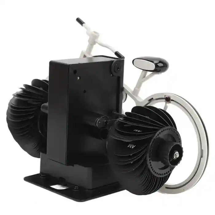 MidClock HY-F117 Bicycle-Inspired Retro Vintage Flip Desk Clock